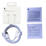 Cable Apple de 2 Metros Tipo C a Tipo C Trenzado - ORIGINAL
