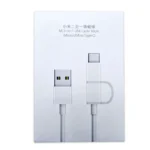Cable Xiaomi USB a USB-C + V8