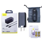 Cargador Baseus de 45w - Negro